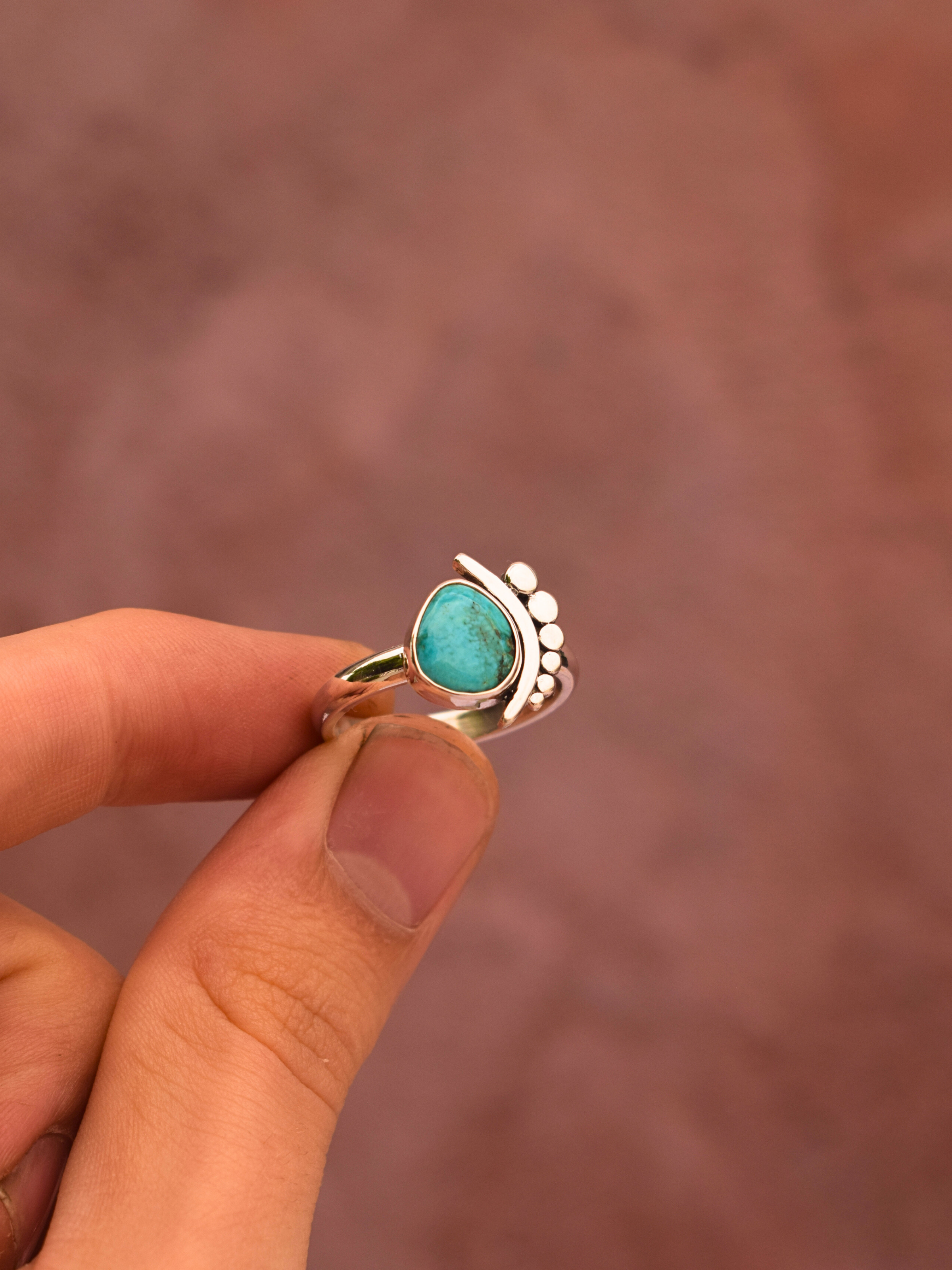 Hina Ring - Carico Lake Turquoise
