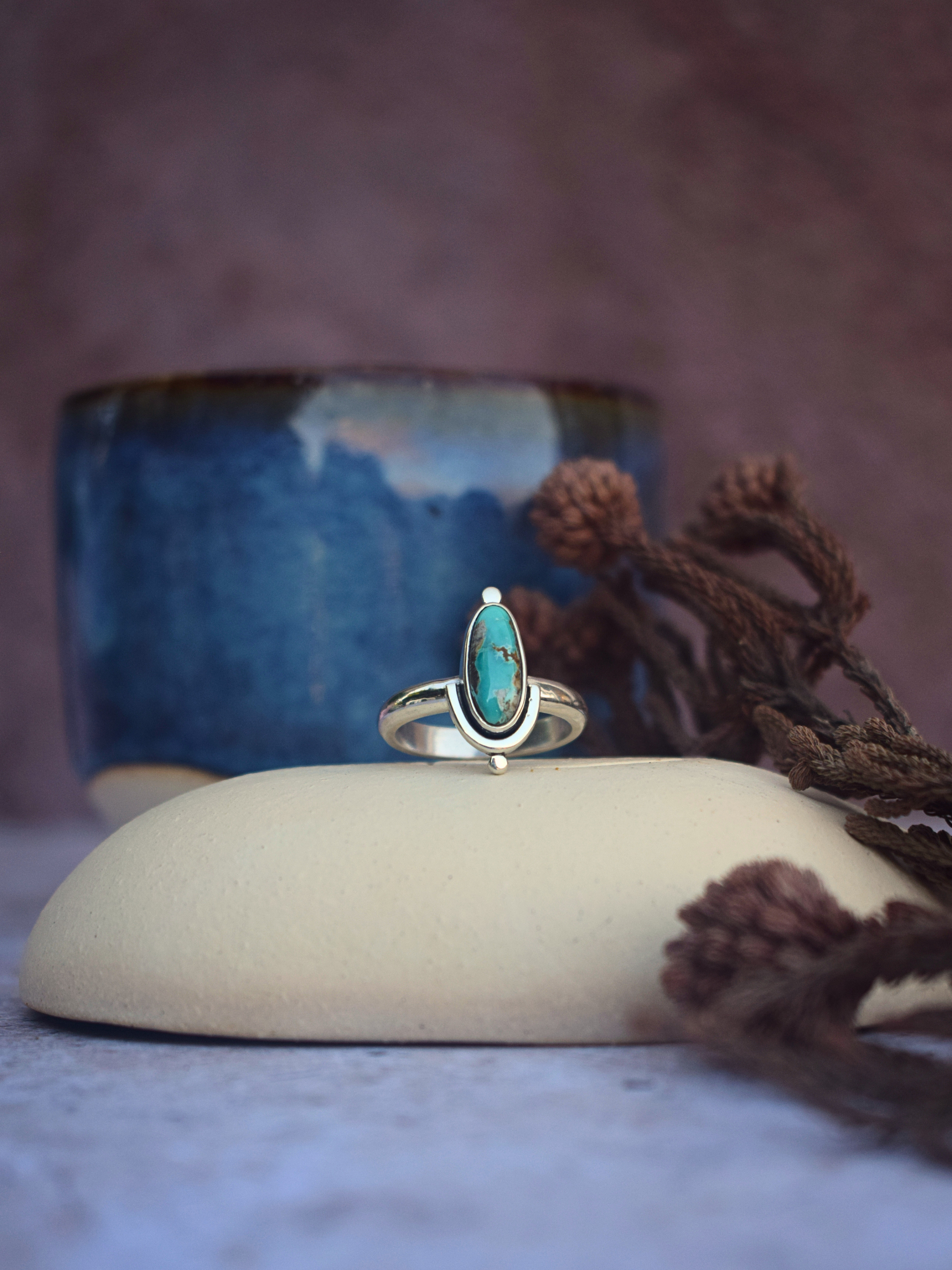 The Sovereign Ring | Fox Turquoise Size: U