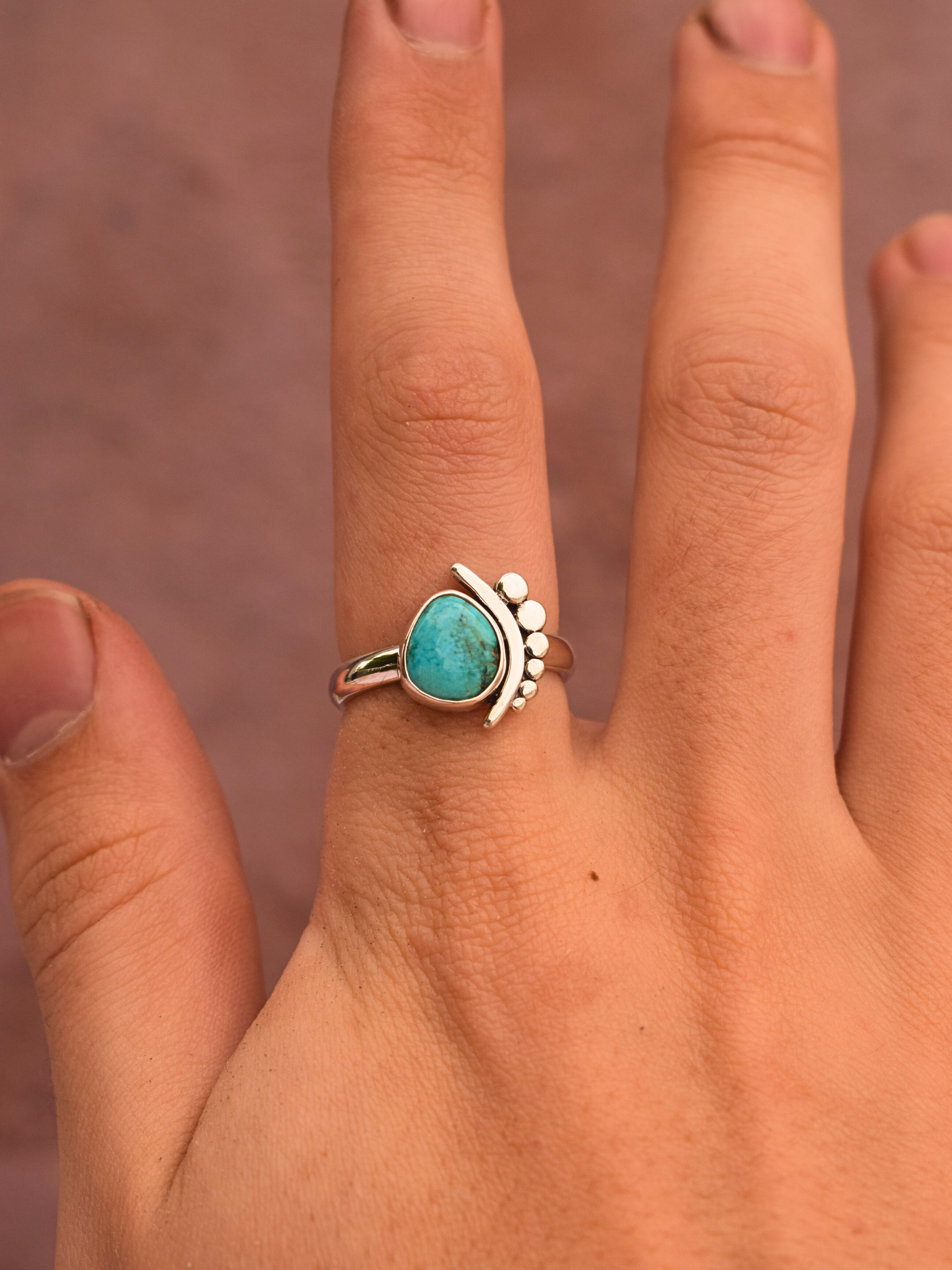 Hina Ring - Carico Lake Turquoise