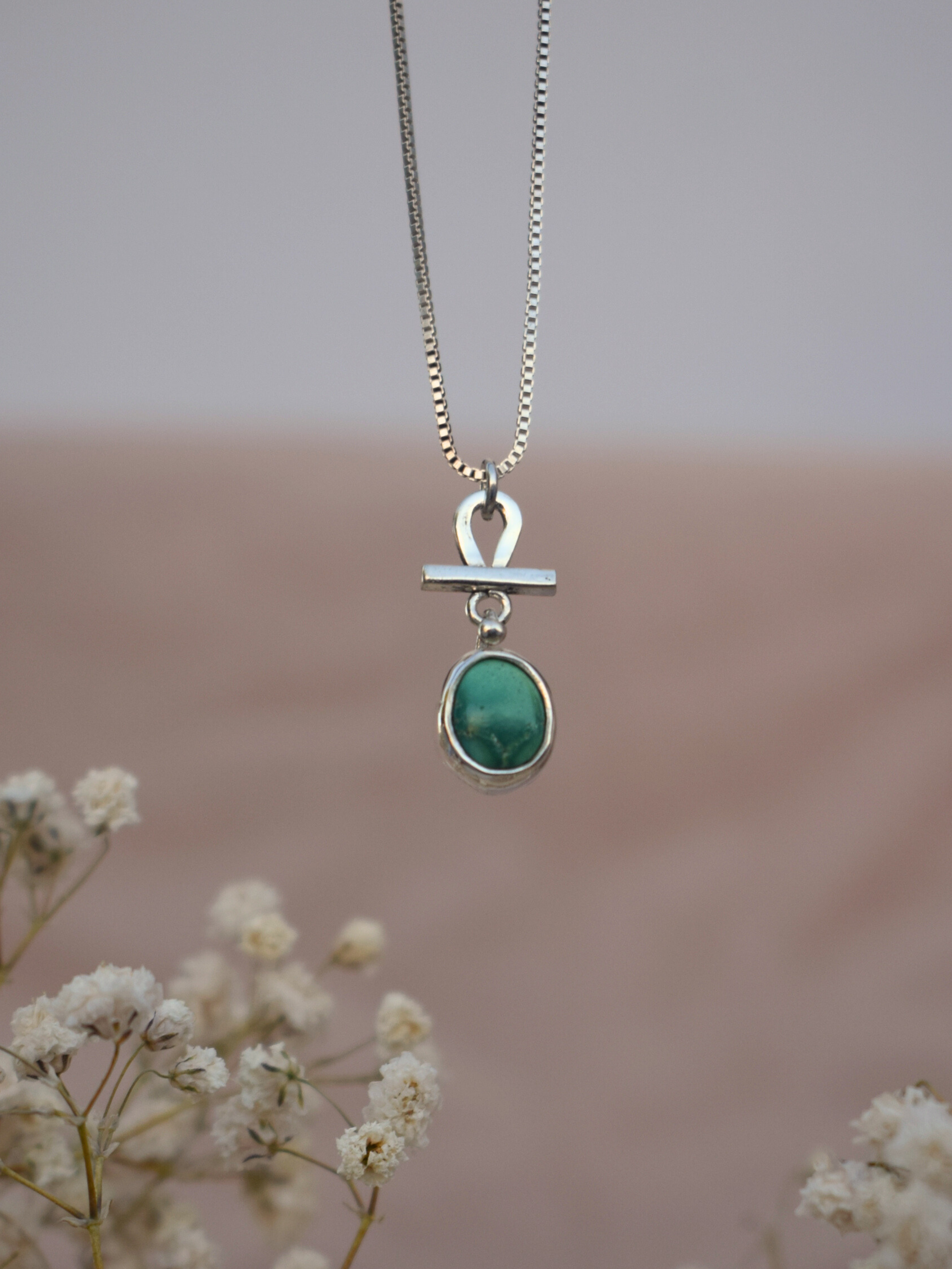 Vita Pendant - Emerald Valley Turquoise