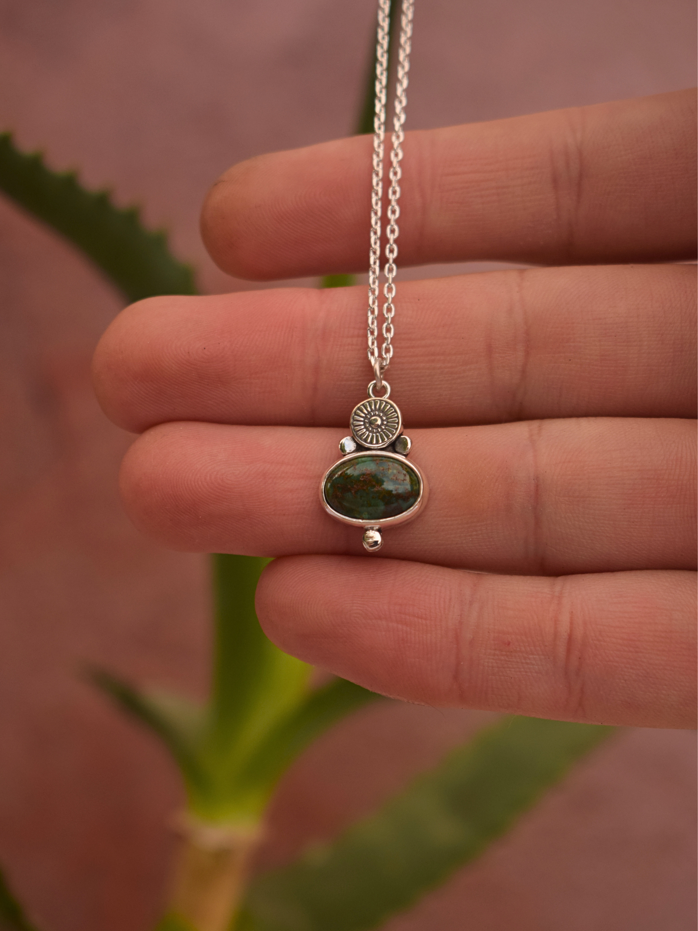 Gaia Necklace - Sierra Bella Turquoise