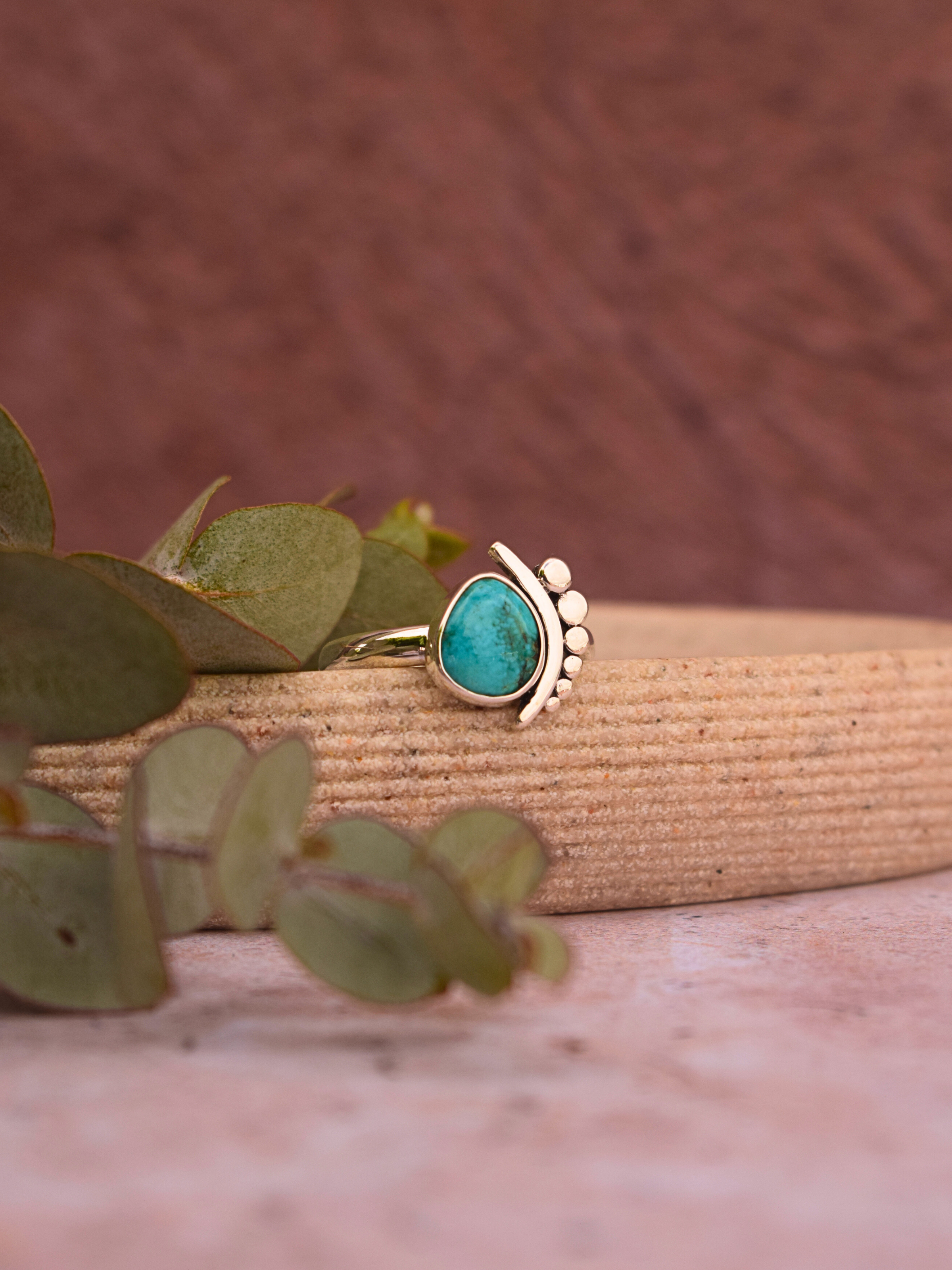 Hina Ring - Carico Lake Turquoise