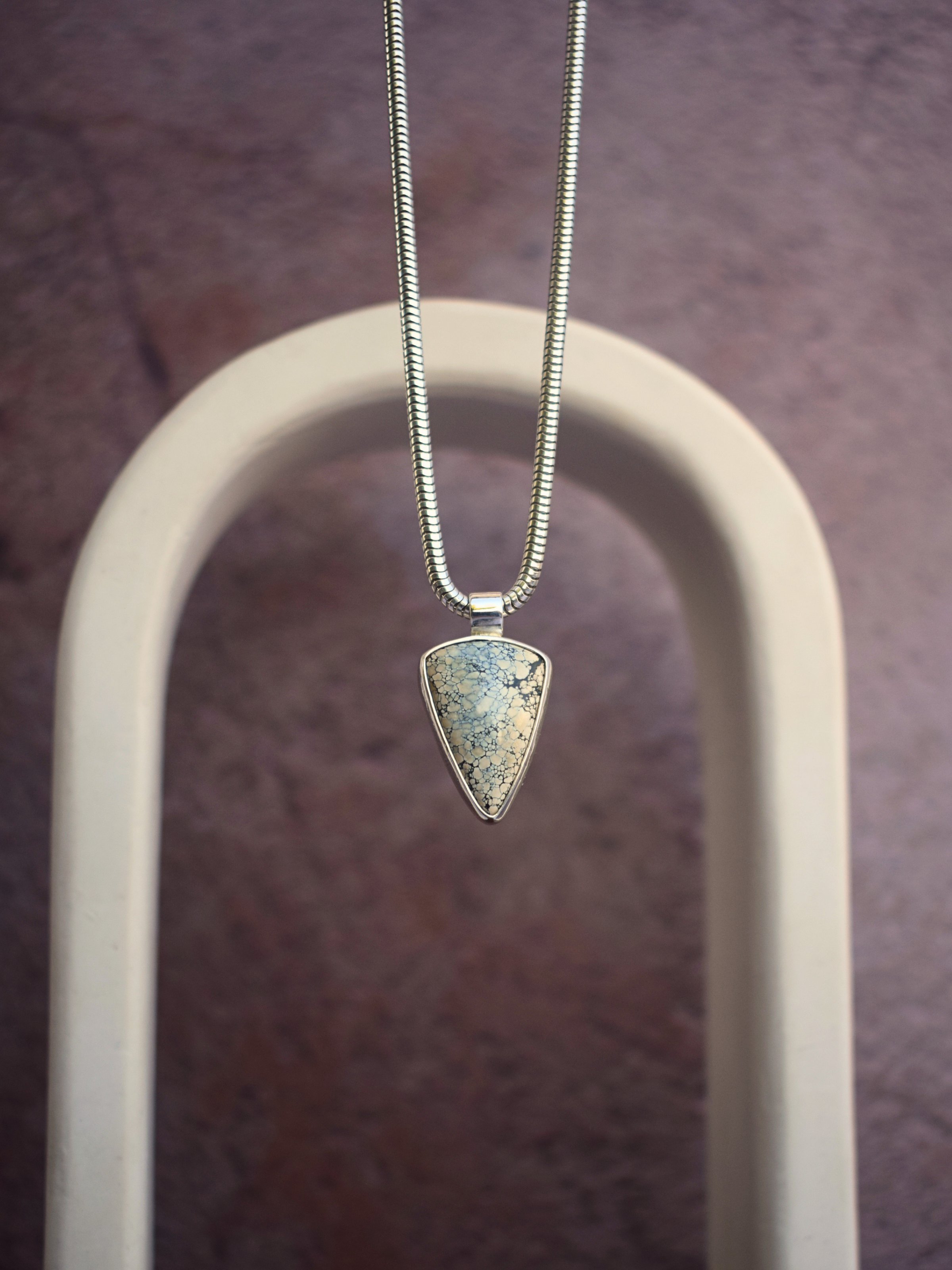 The Sovereign Light Necklace - Ivory Creek Variscite