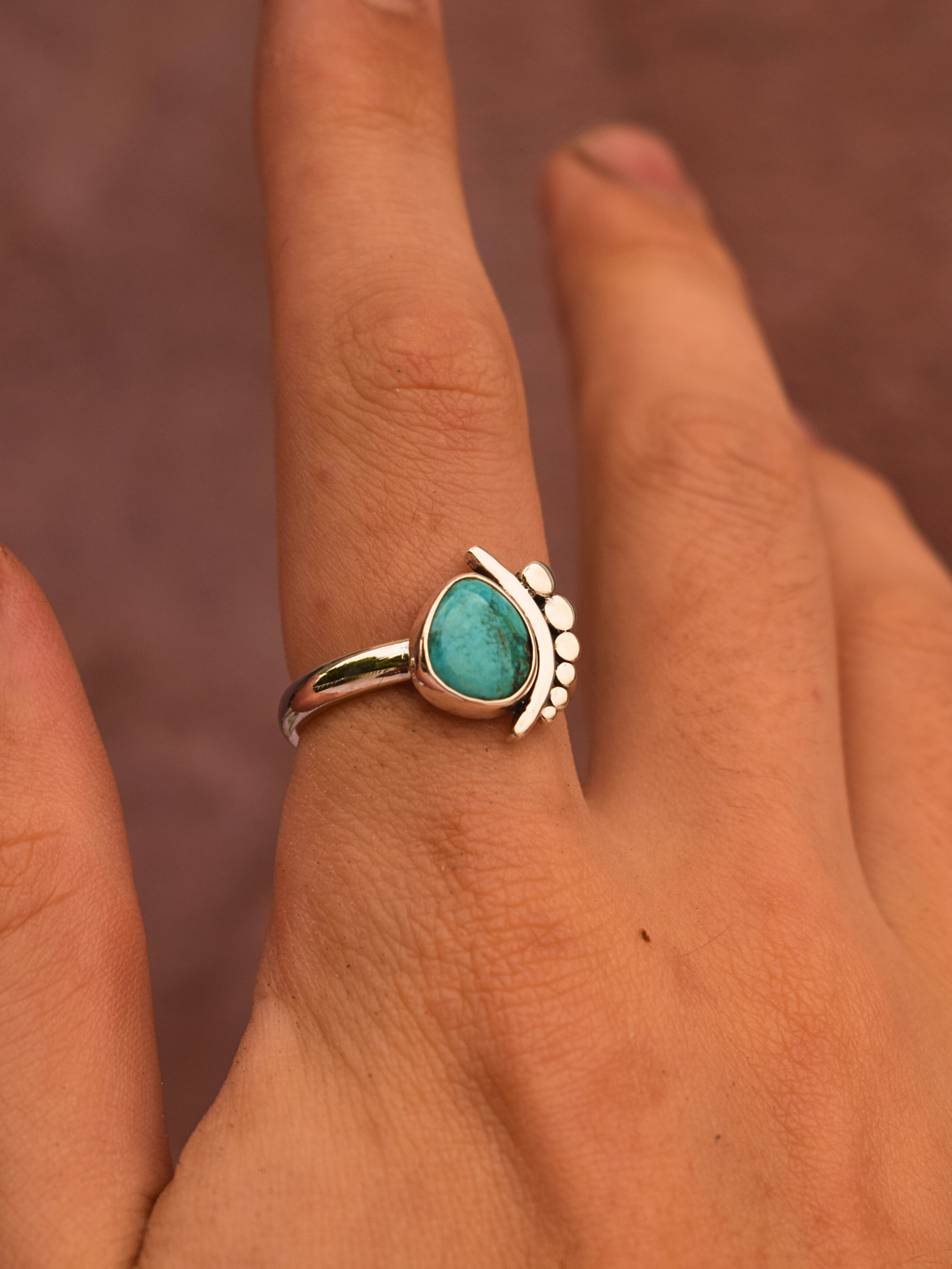 Hina Ring - Carico Lake Turquoise