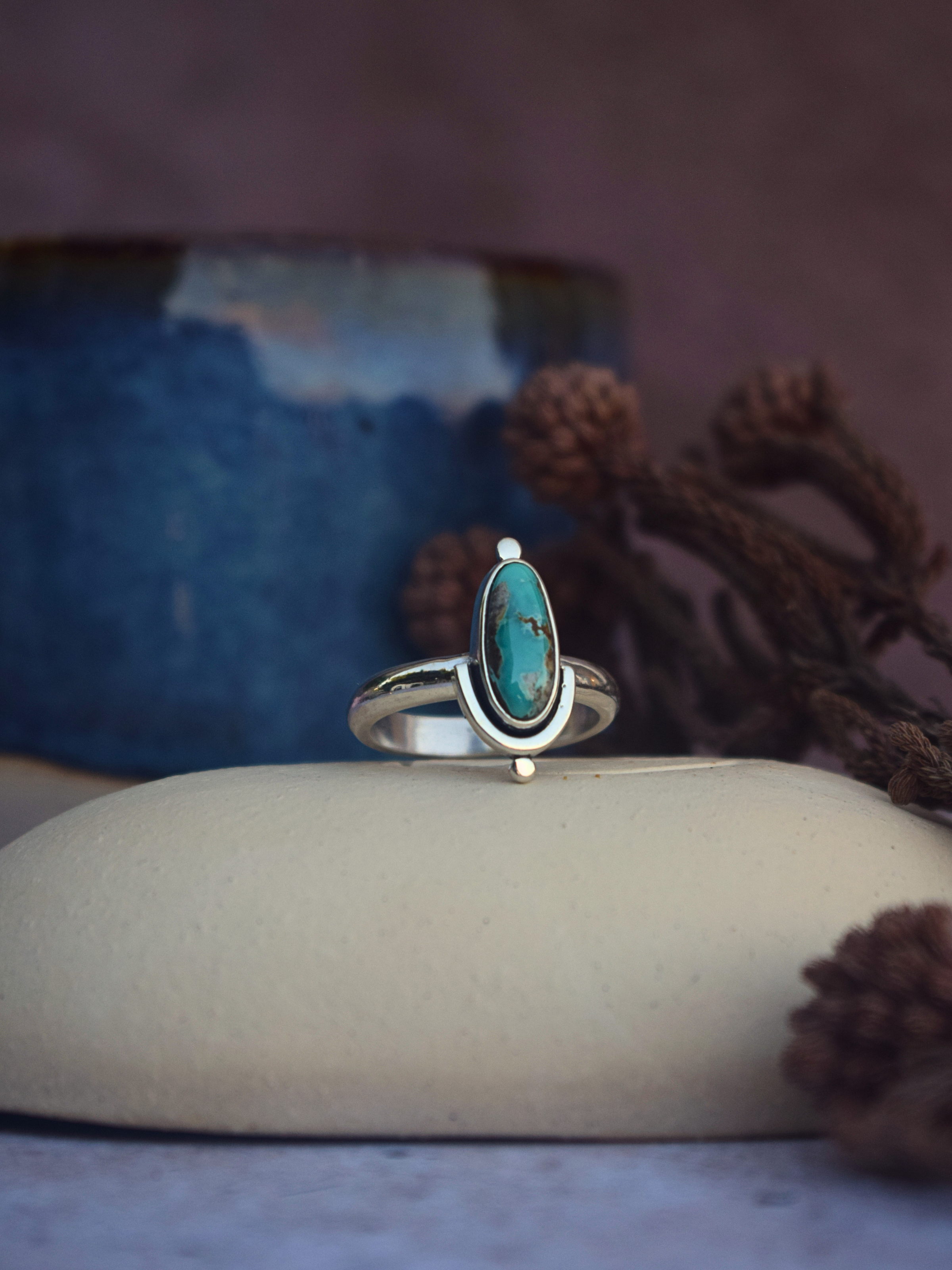 The Sovereign Ring | Fox Turquoise Size: U