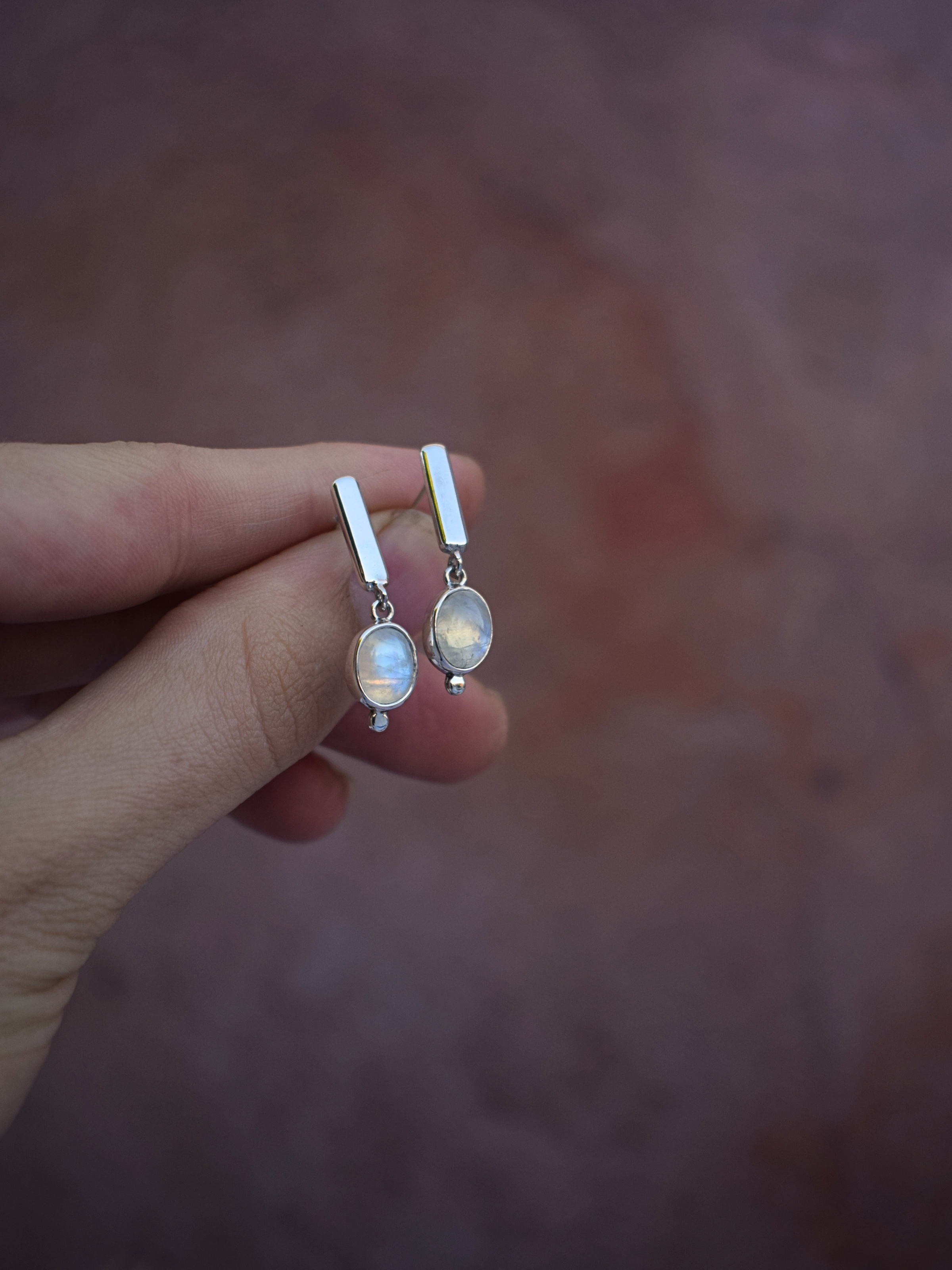 Align Studs - Moonstone