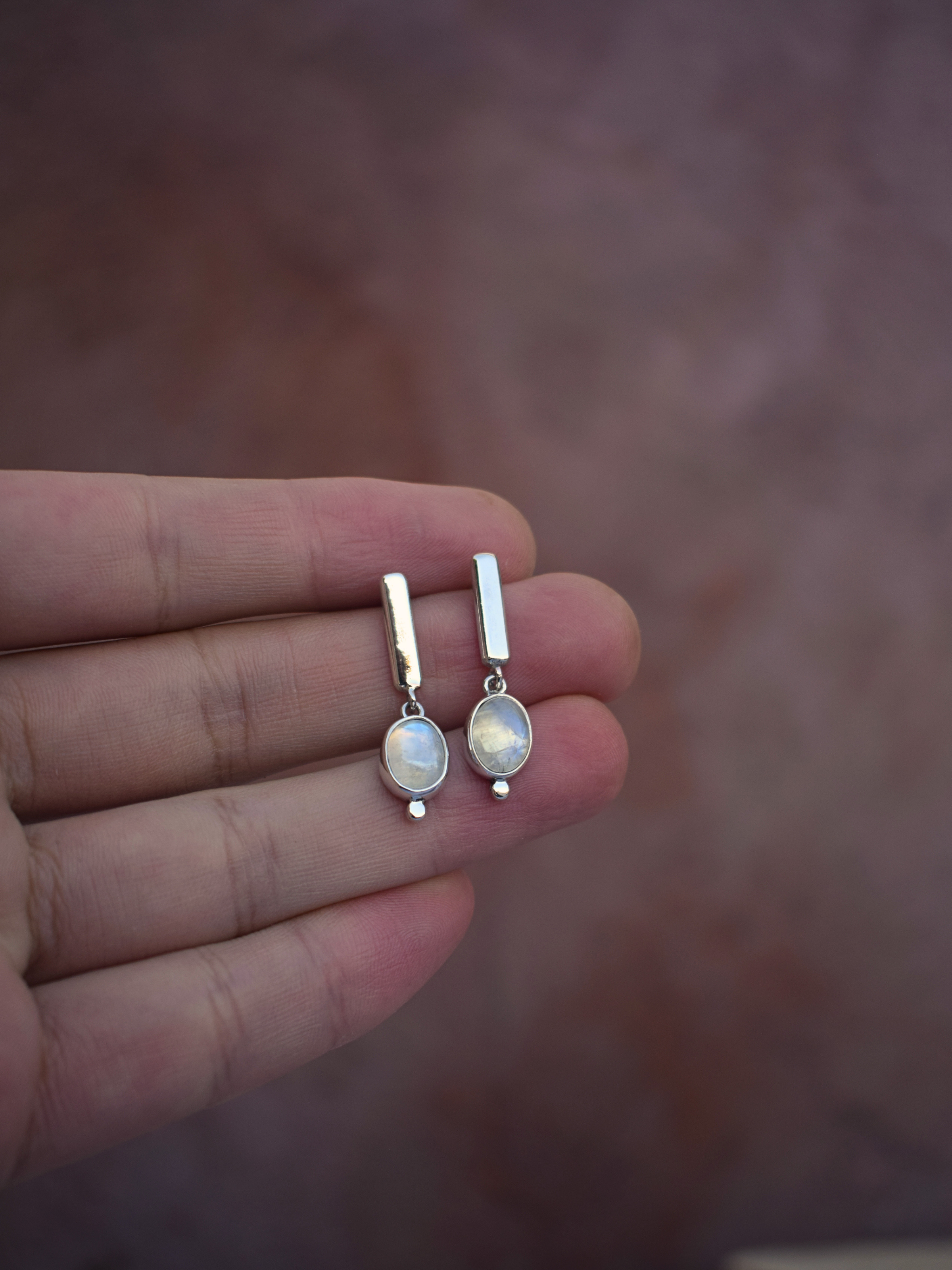 Align Studs - Moonstone
