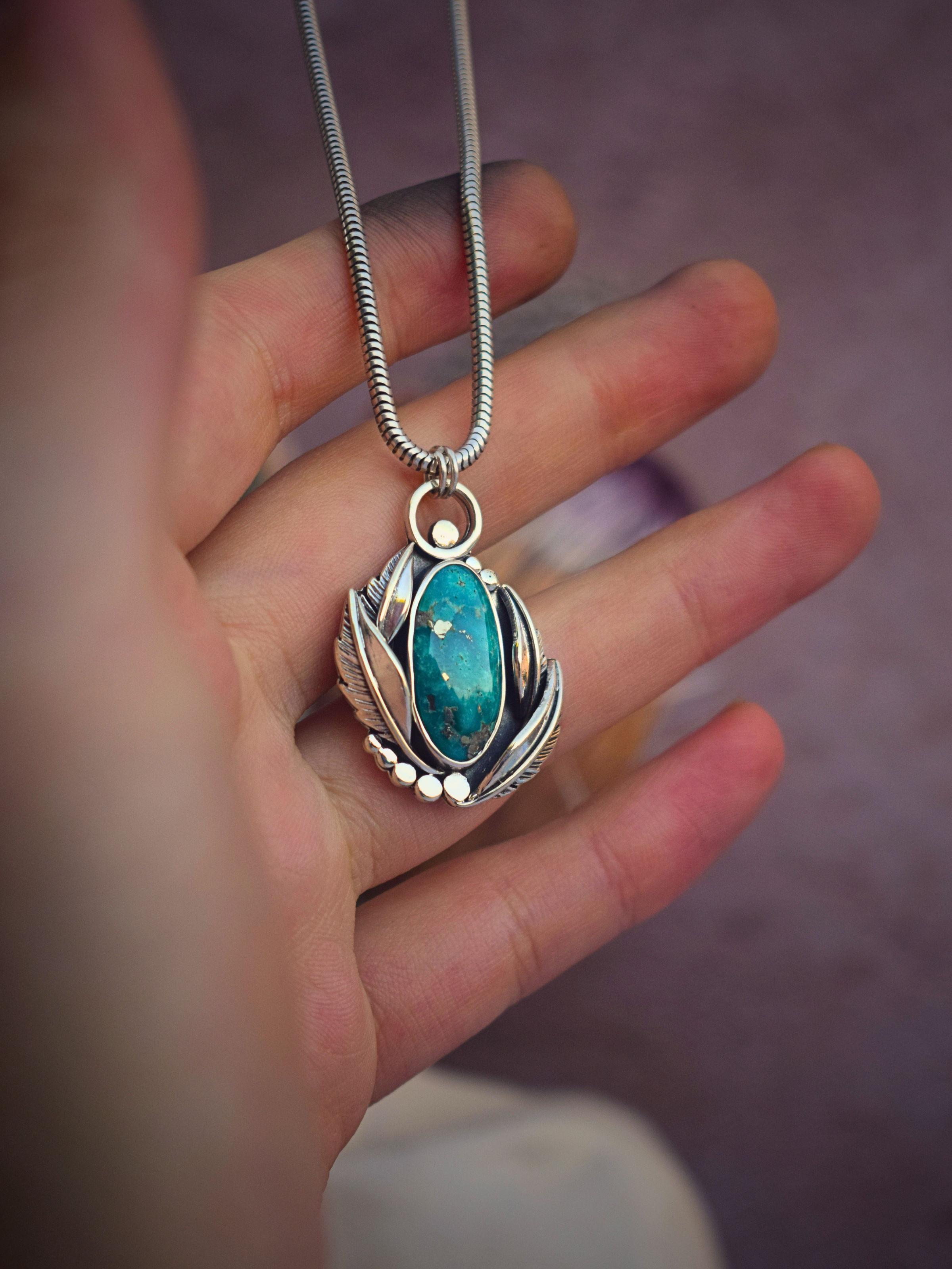 The Wilds Embrace Amulet | Carico Lake Turquoise