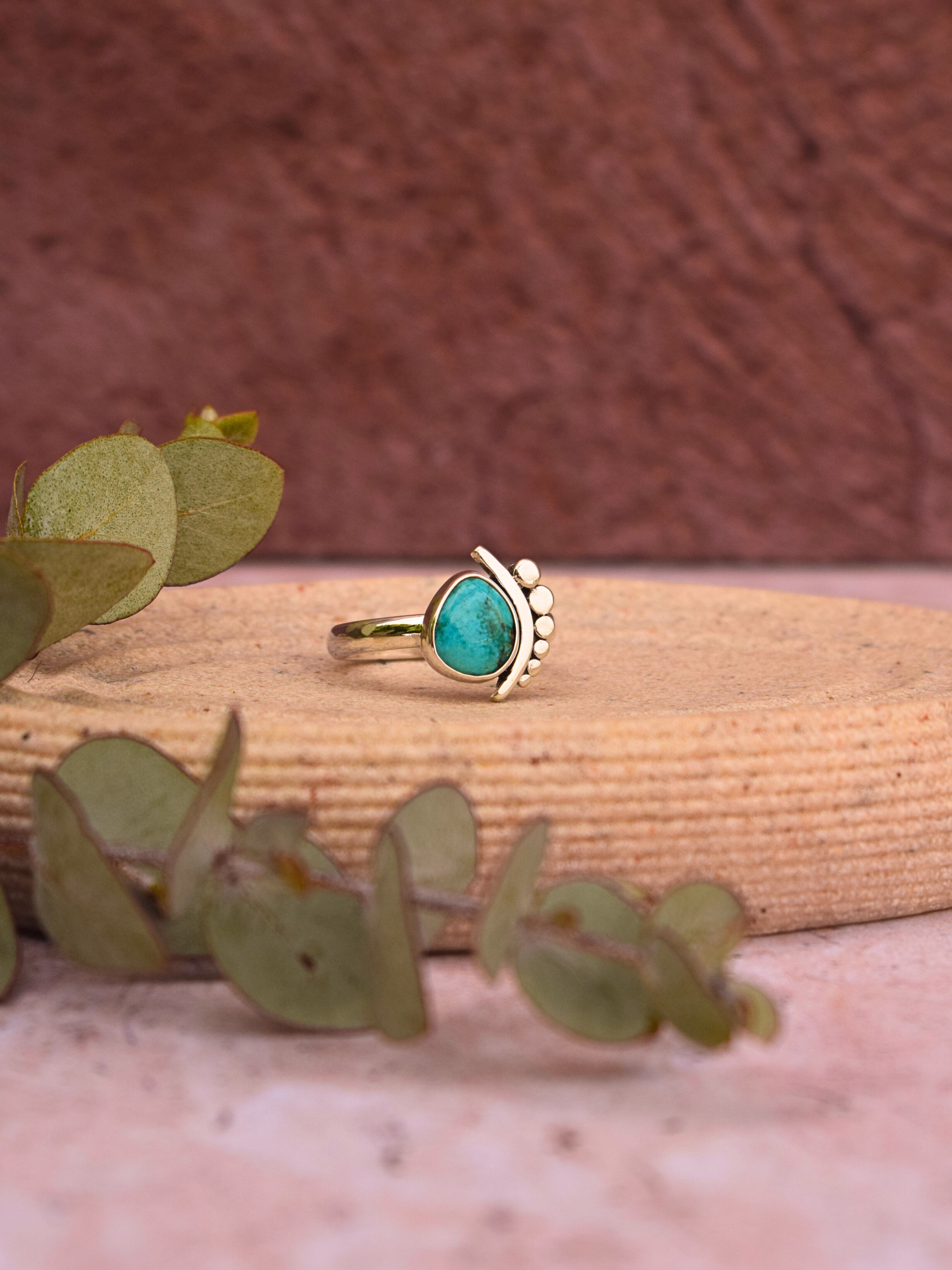 Hina Ring - Carico Lake Turquoise