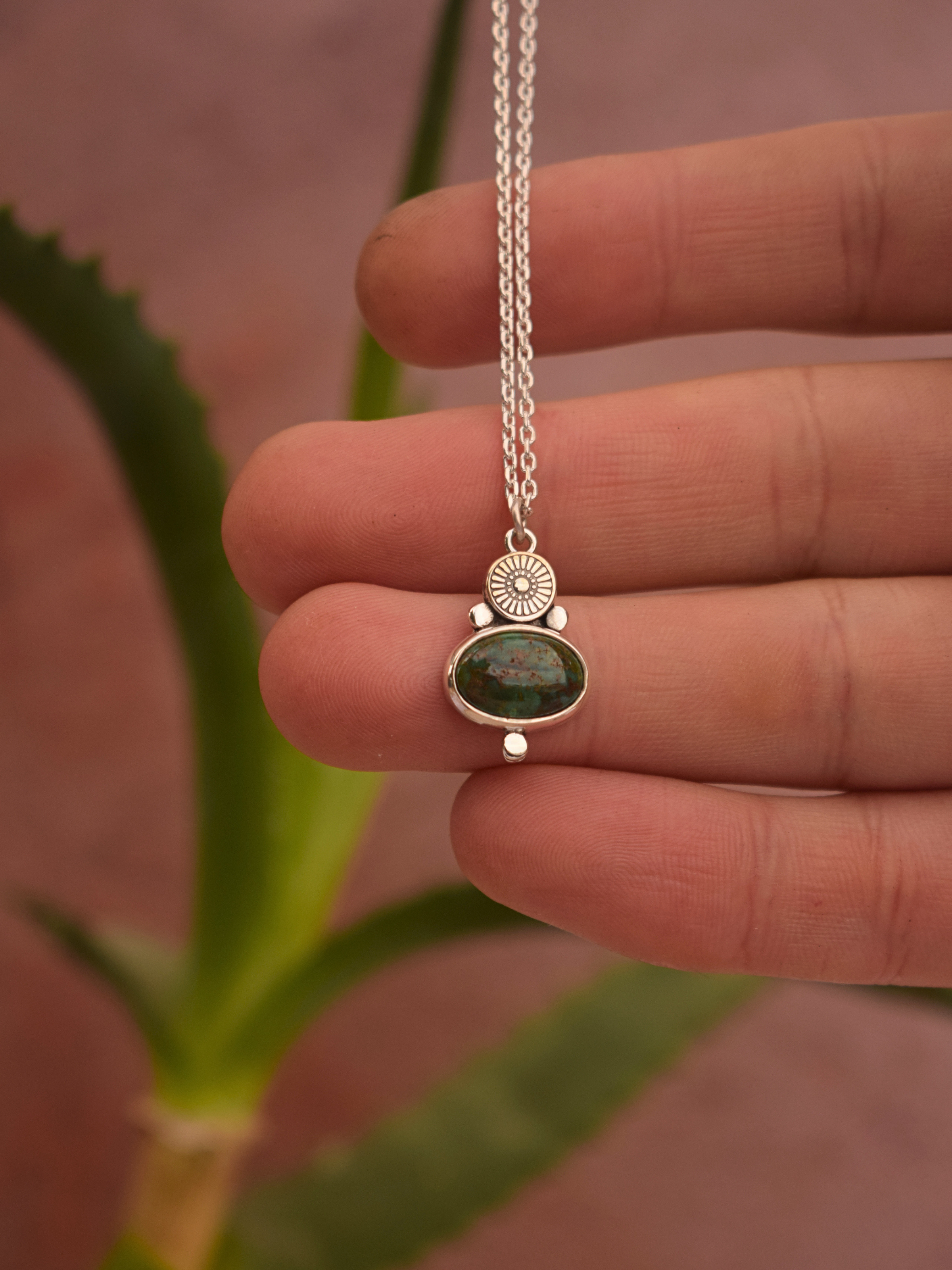 Gaia Necklace - Sierra Bella Turquoise