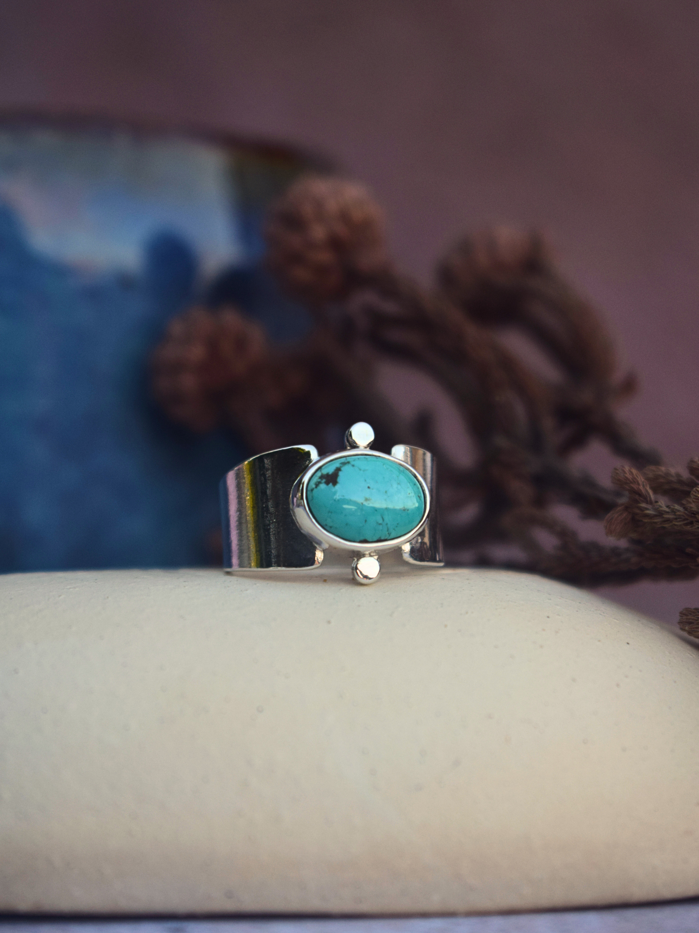 The Witness Ring | Fox Turquoise Size : S