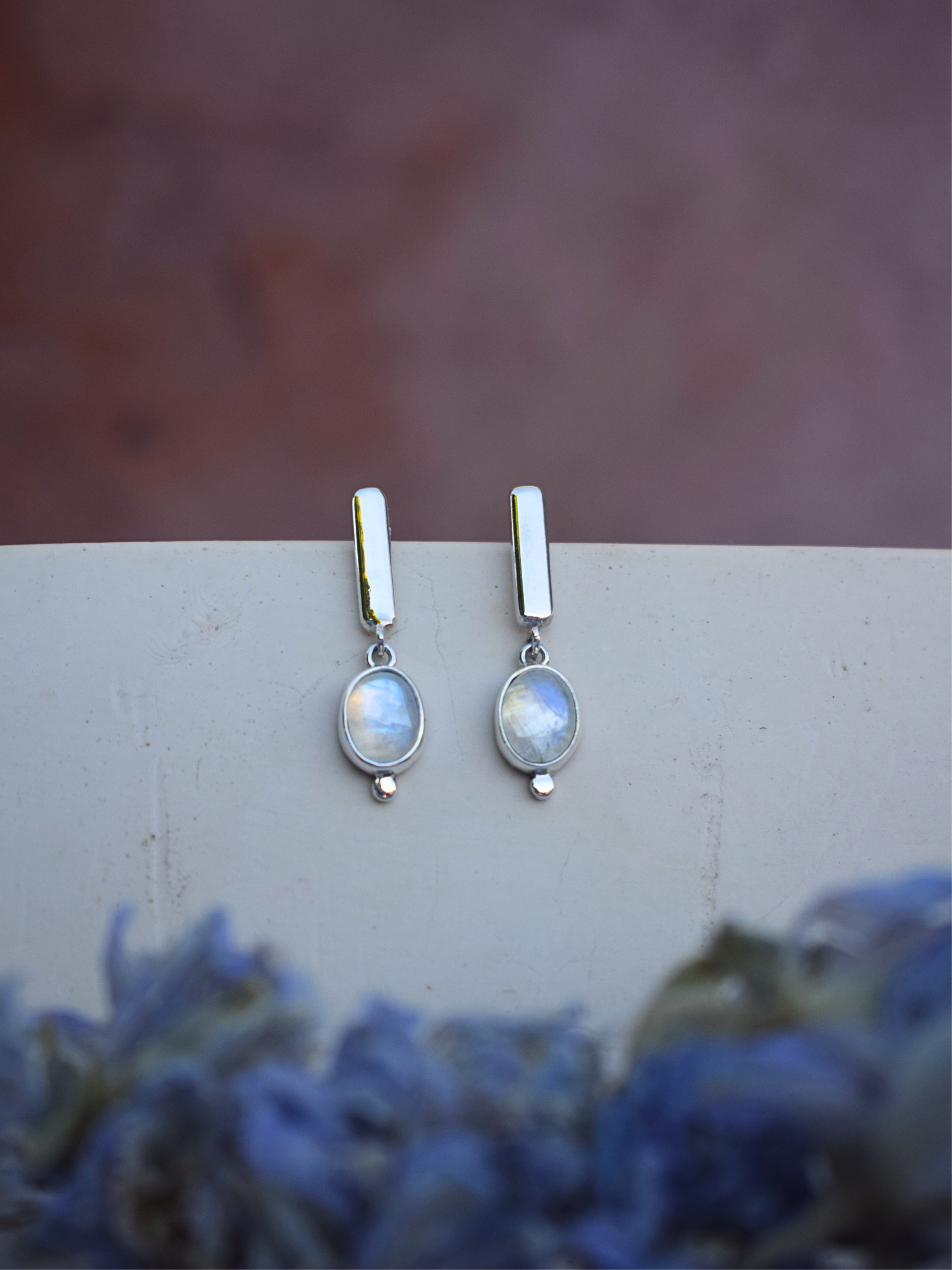 Align Studs - Moonstone
