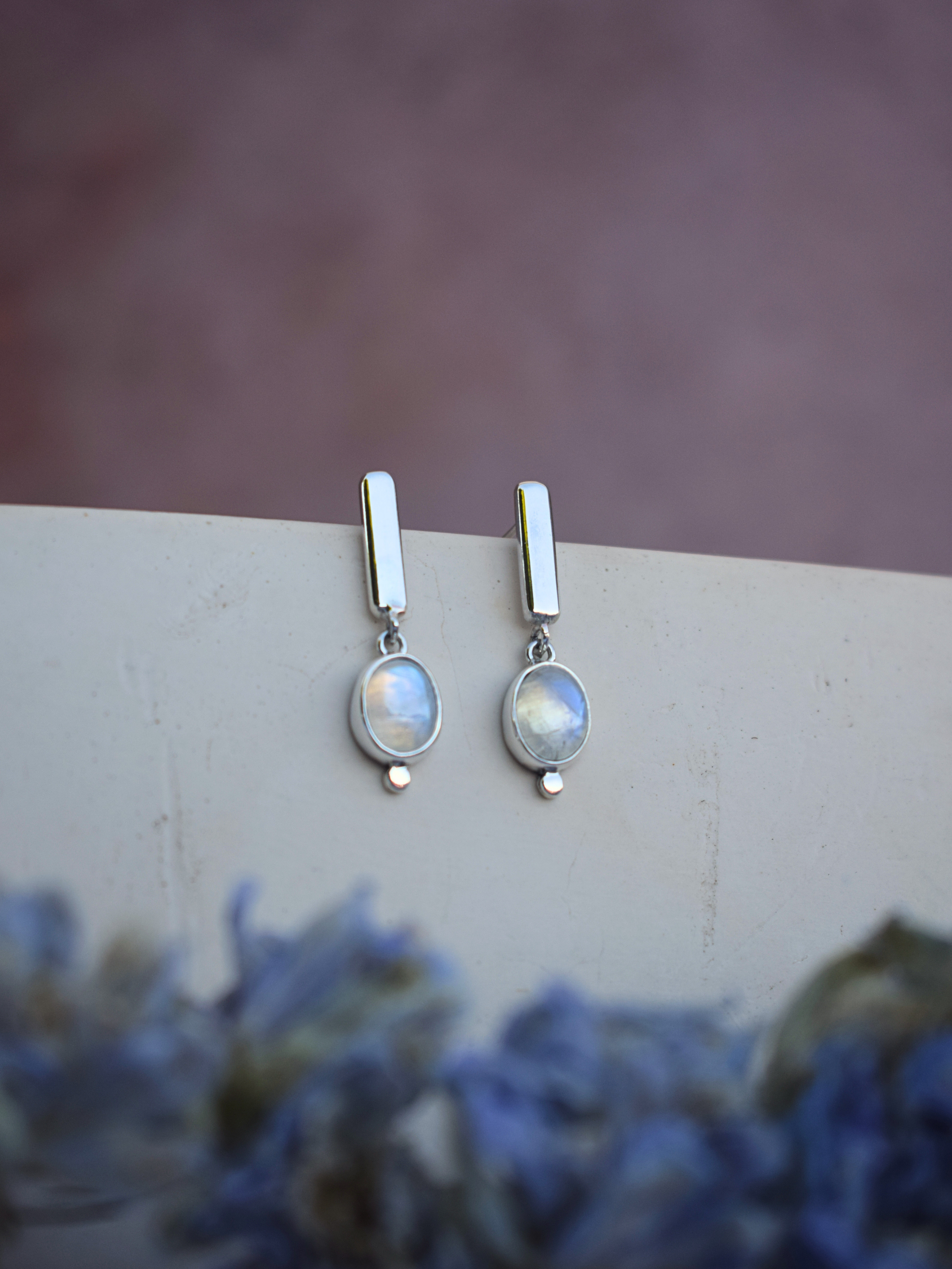 Align Studs - Moonstone