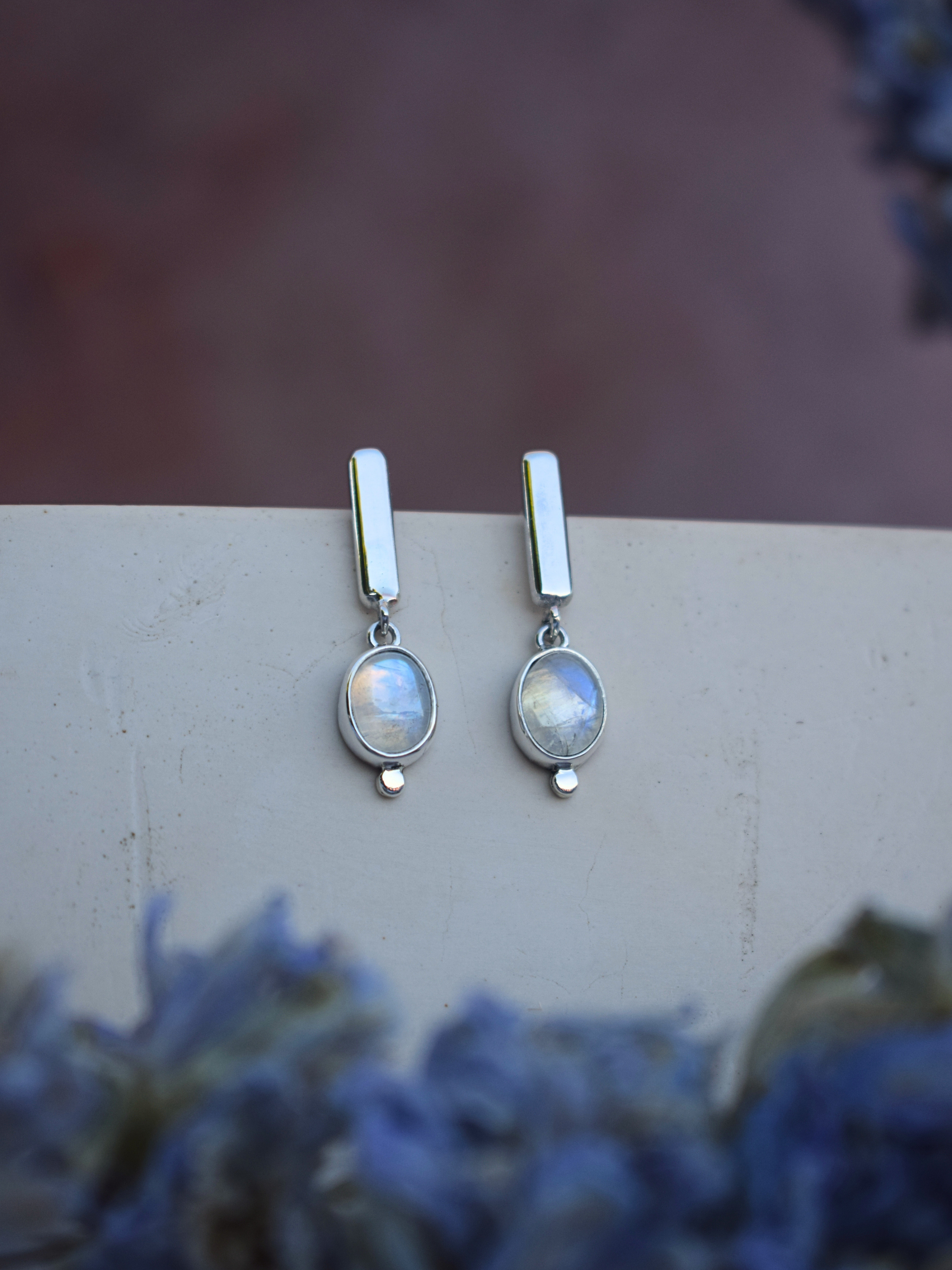 Align Studs - Moonstone