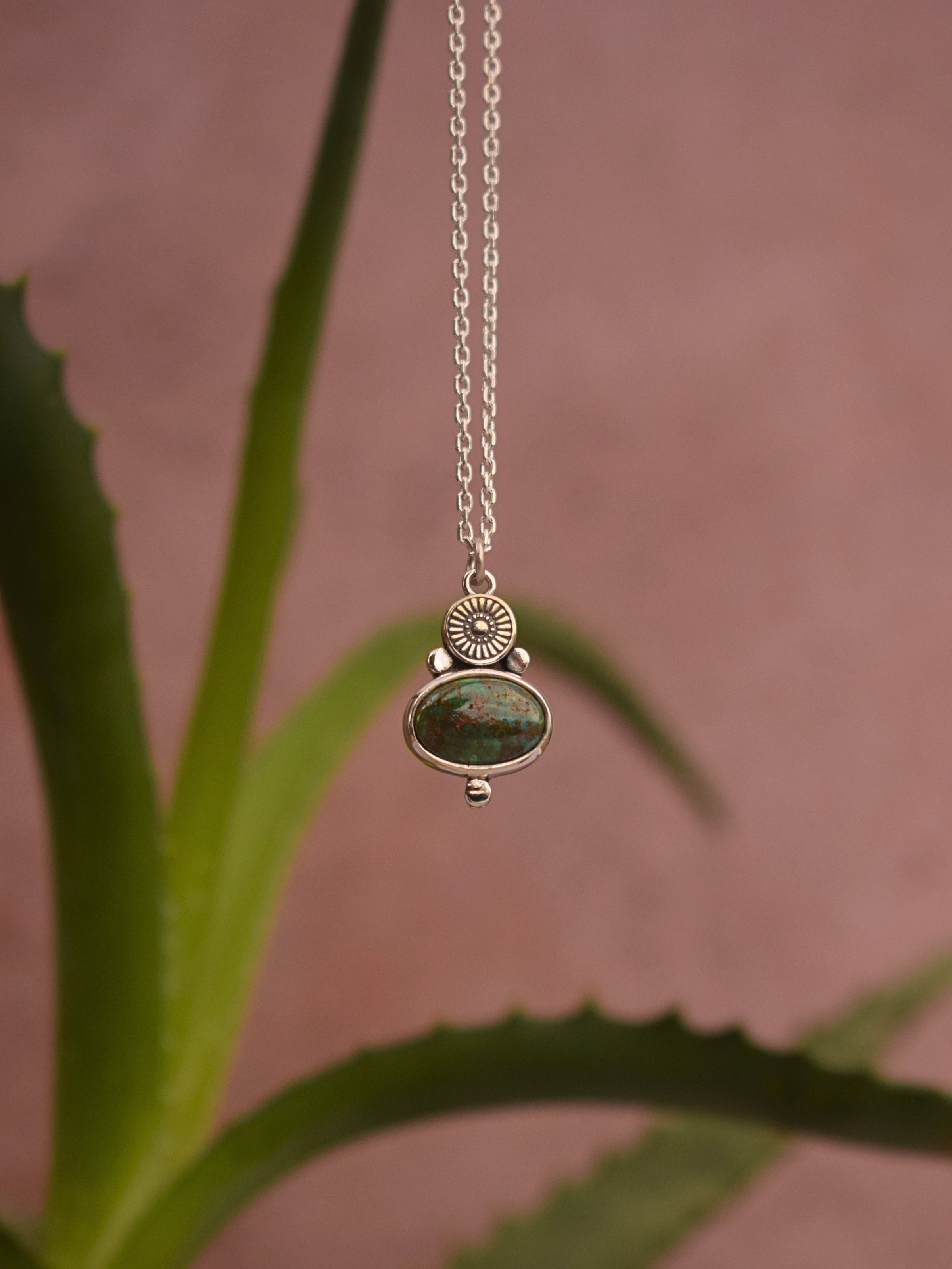 Gaia Necklace - Sierra Bella Turquoise