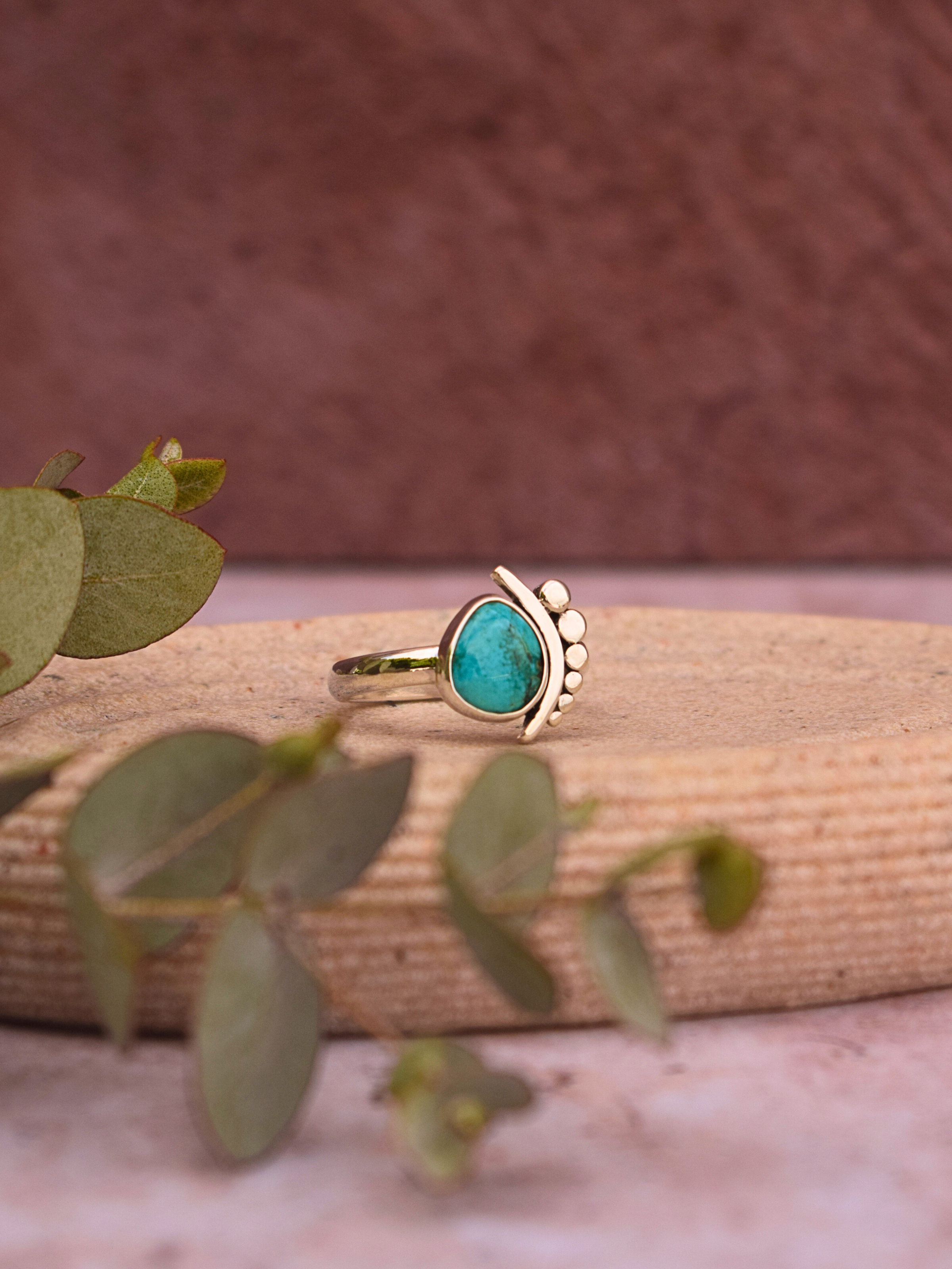 Hina Ring - Carico Lake Turquoise