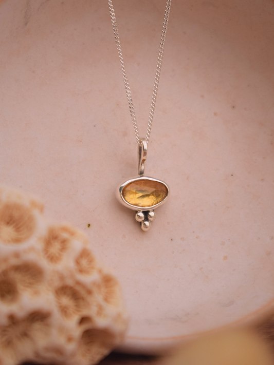 The Rising Light Necklace | Citrine