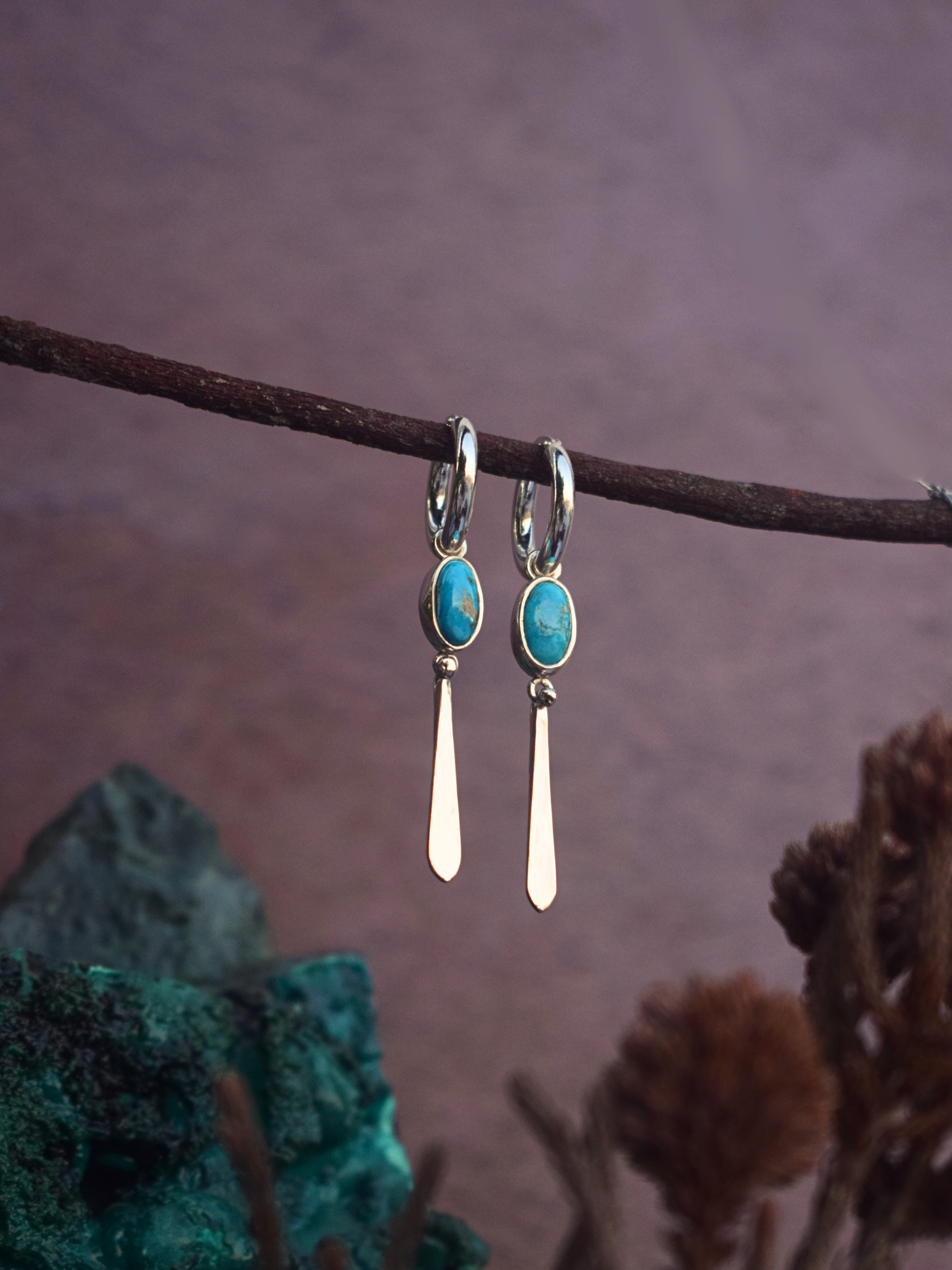 Wild Waters Earrings | Blue Bird Turquoise