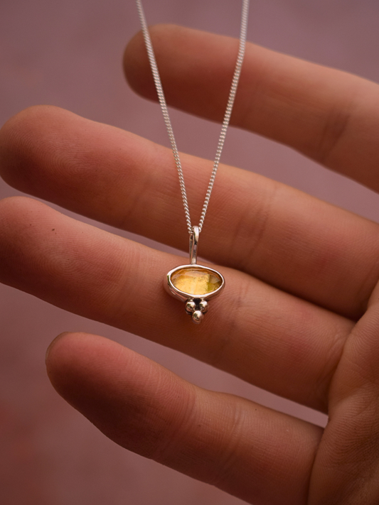The Rising Light Necklace | Citrine