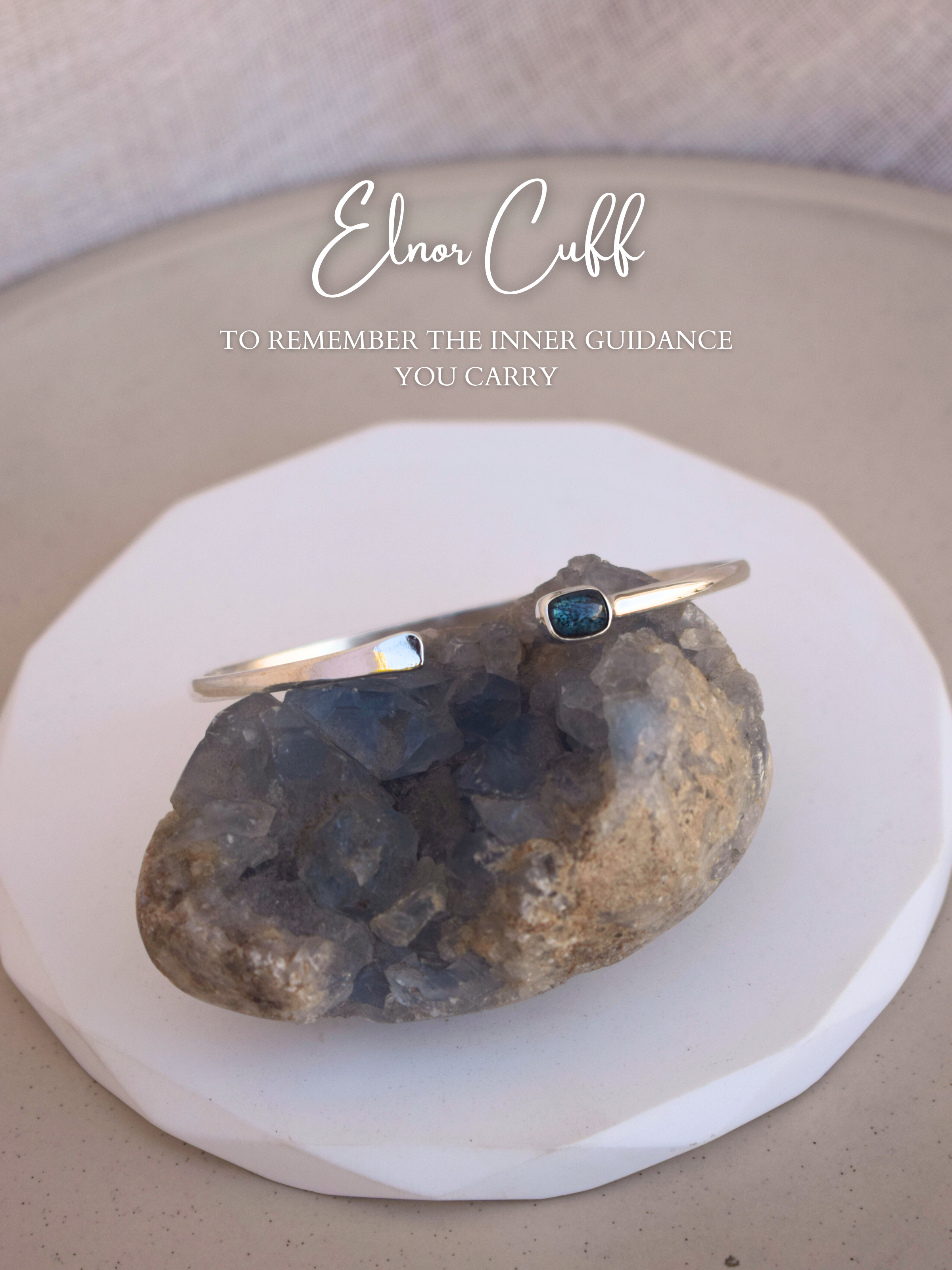 Elnor Cuff - Teal Kyanite