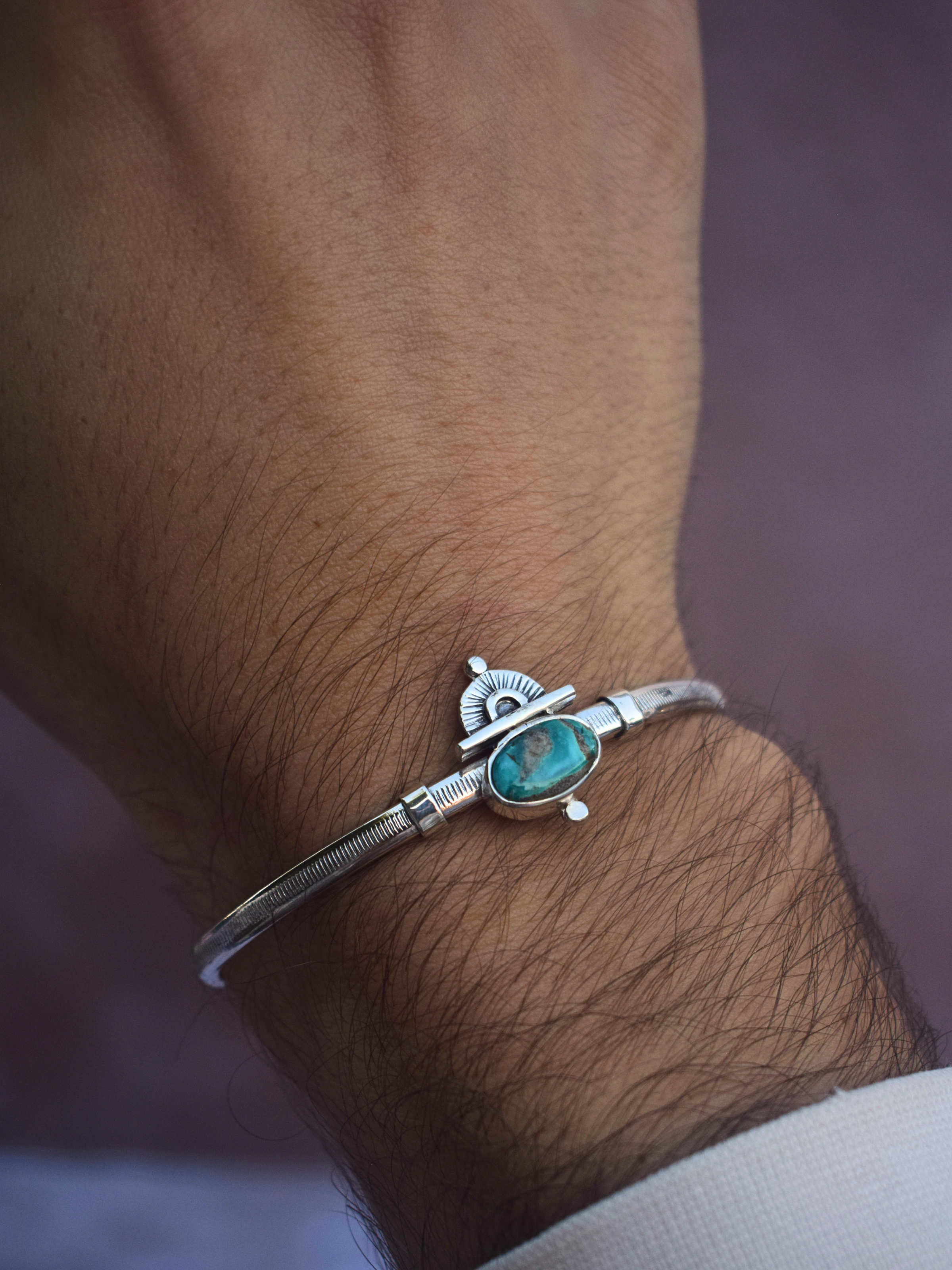 The Soar Cuff | Fox Turquoise