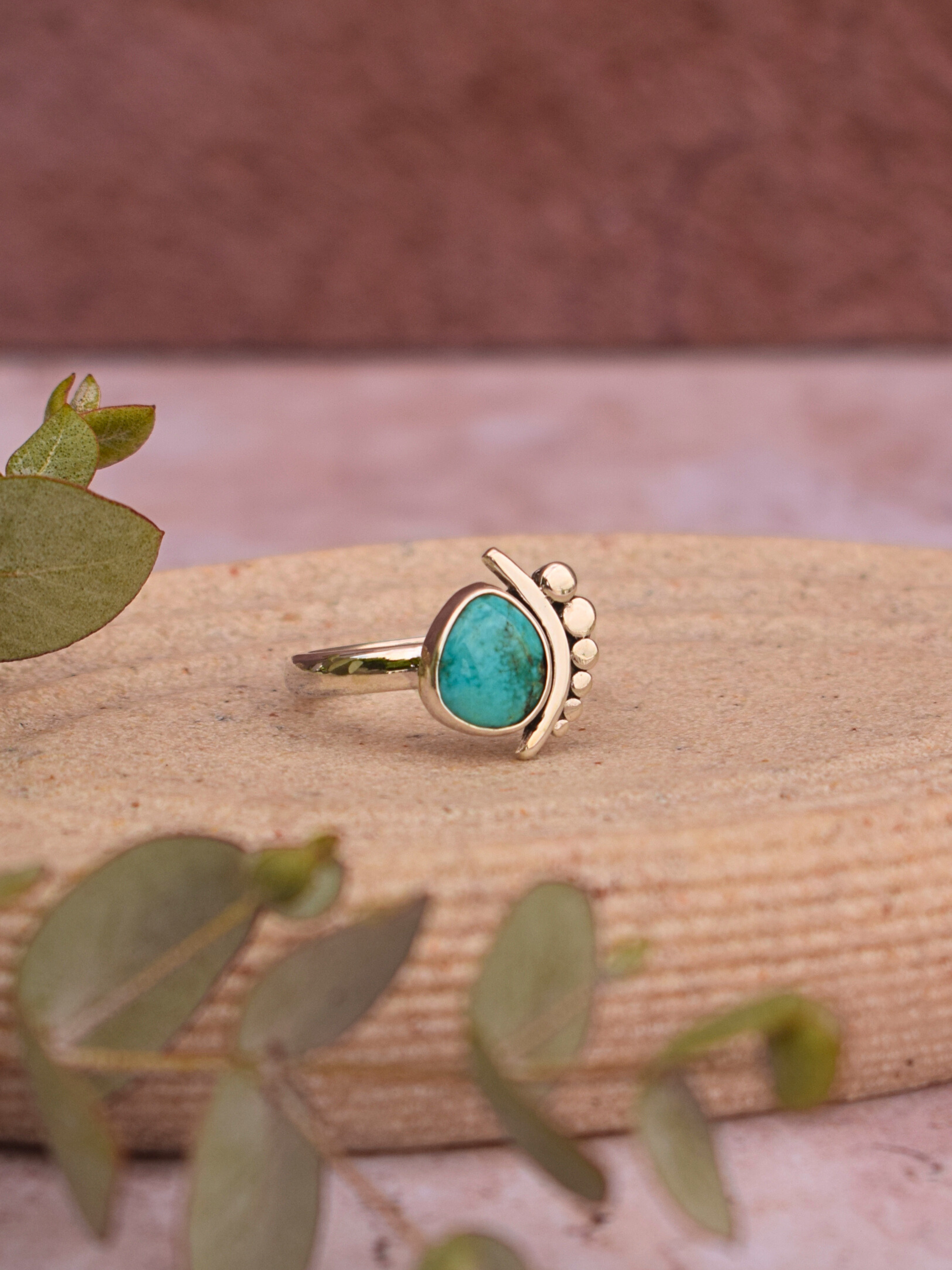 Hina Ring - Carico Lake Turquoise