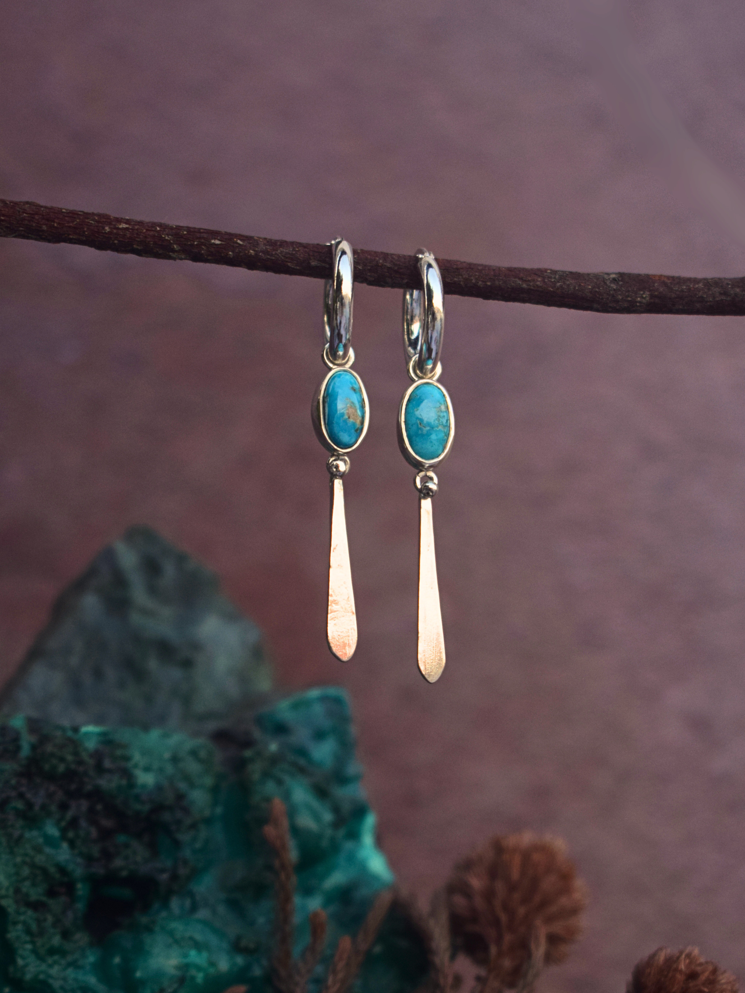Wild Waters Earrings | Blue Bird Turquoise