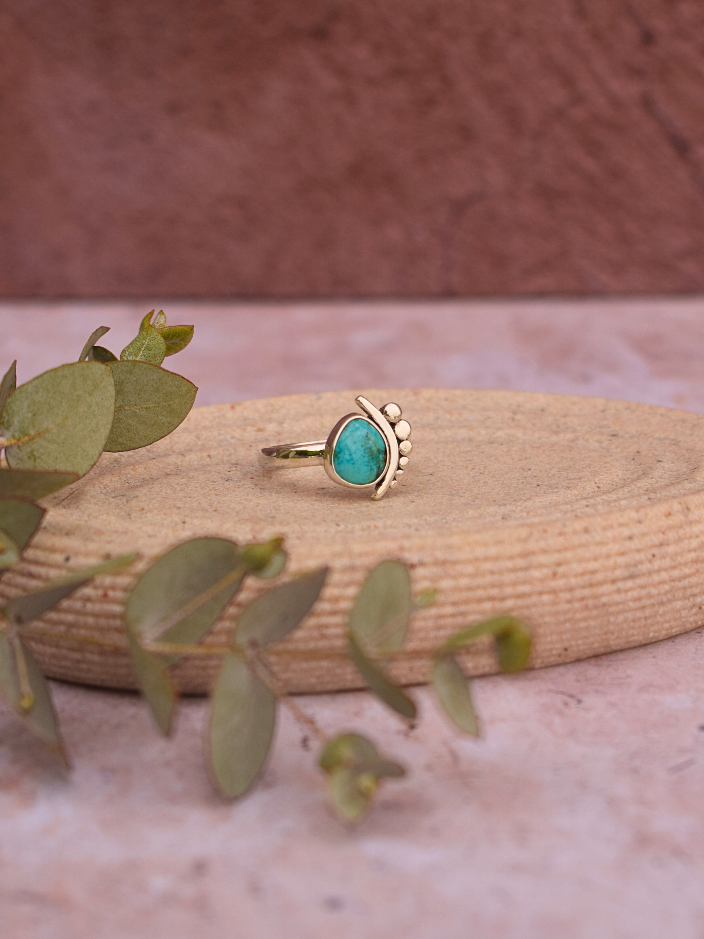 Hina Ring - Carico Lake Turquoise