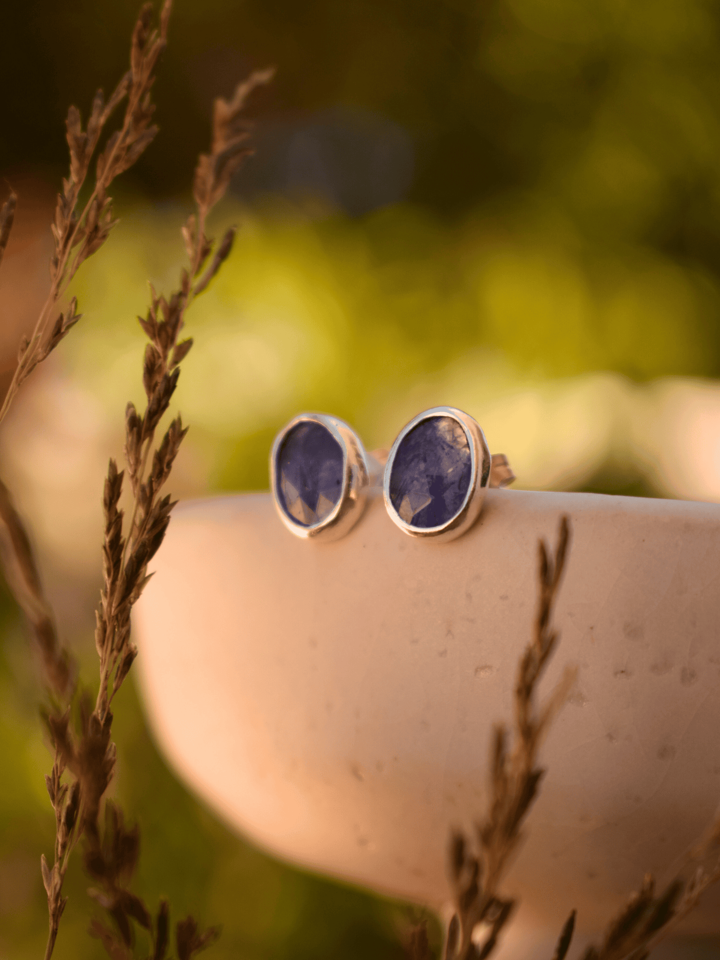 Tanzanite Studs