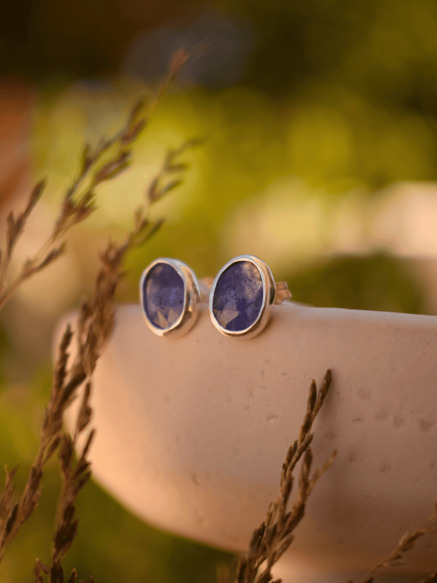 Tanzanite Studs