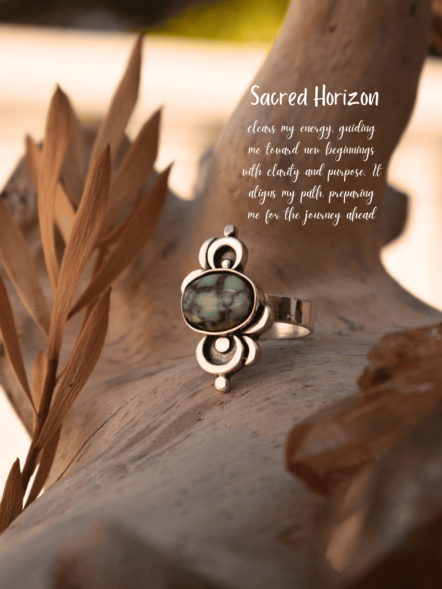 Sacred Horizon Ring - Variscite