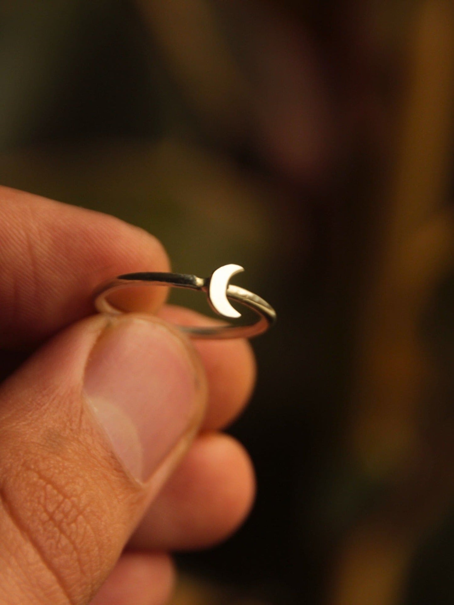 Silver Moon Ring - Beyond Earth