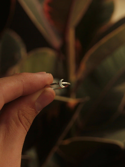 Silver Moon Ring - Beyond Earth