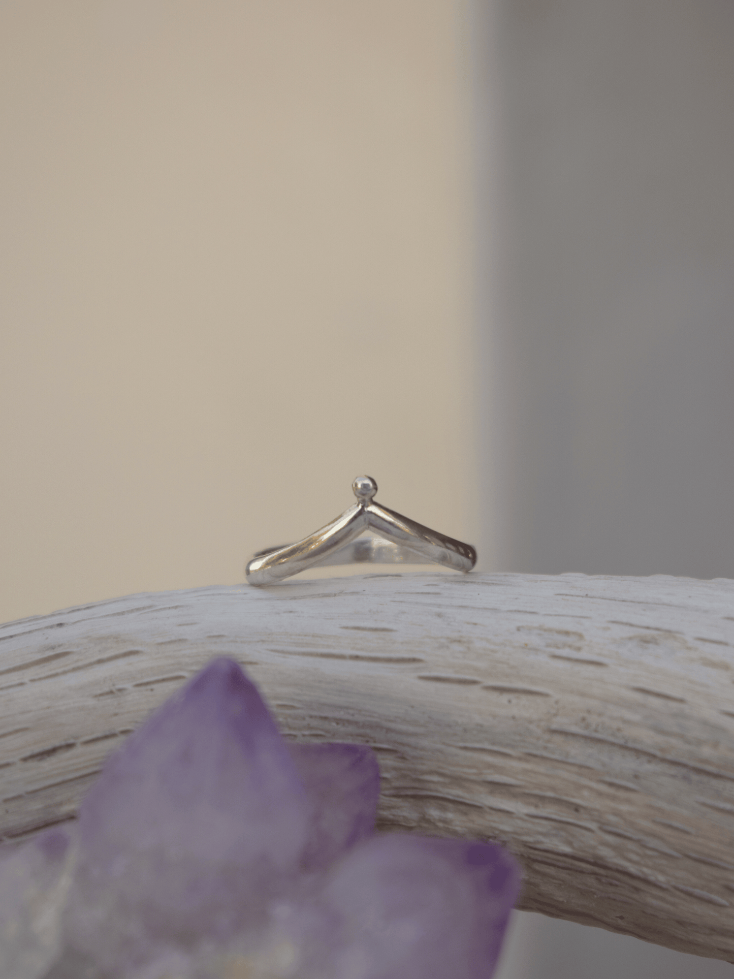 Radiant Ring Set - Sterling Silver And Australian Opal Ring Set